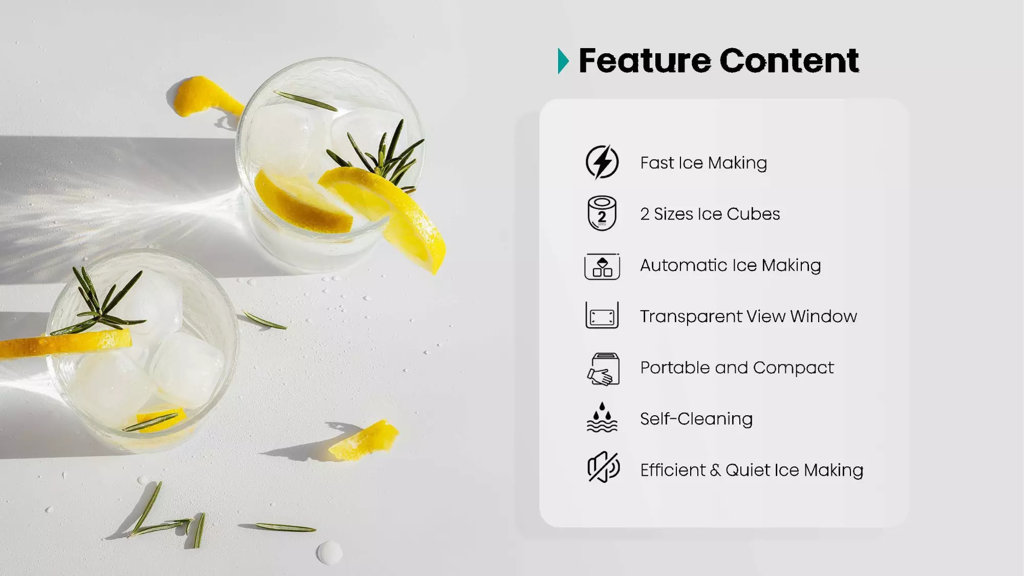 Hisense Ice Maker 20KG/24h 2600mL water tank (ICM2011)