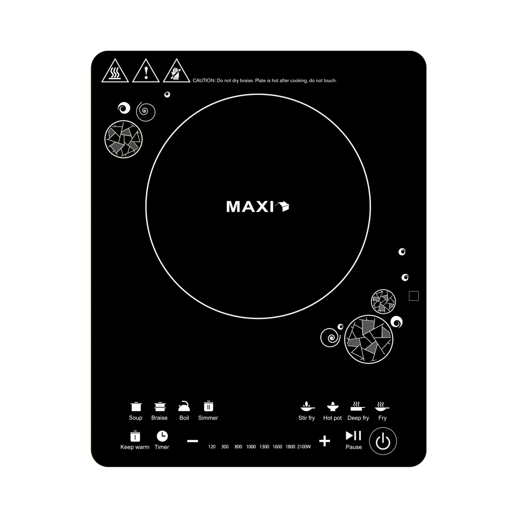 Maxi Induction Cooker 2100 Watts LED Display (RTS2057)