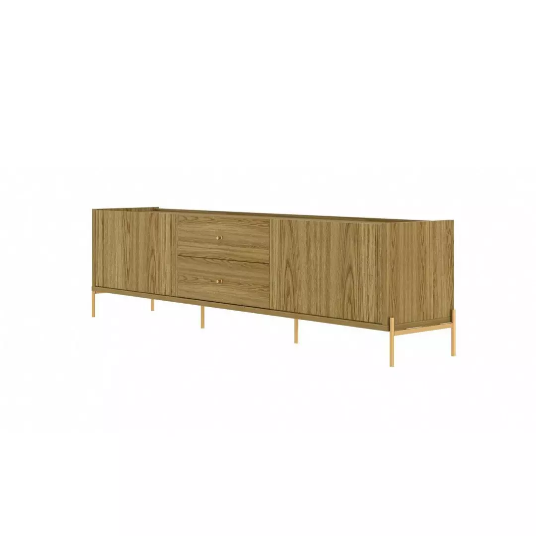 Provincia Jasper TV Stand 1.8m (Wood/Gold Color)
