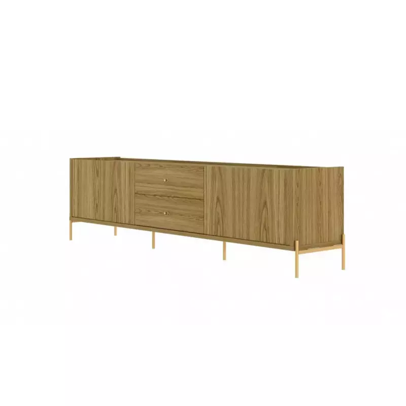 Provincia Jasper TV Stand 1.8m (Wood/Gold Color)