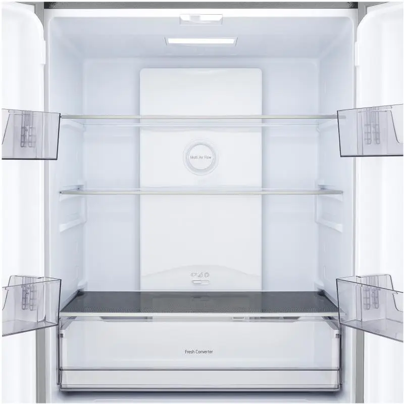 LG Cross Door Refrigerator 400L (GCFB41FPLAM) Black Glass