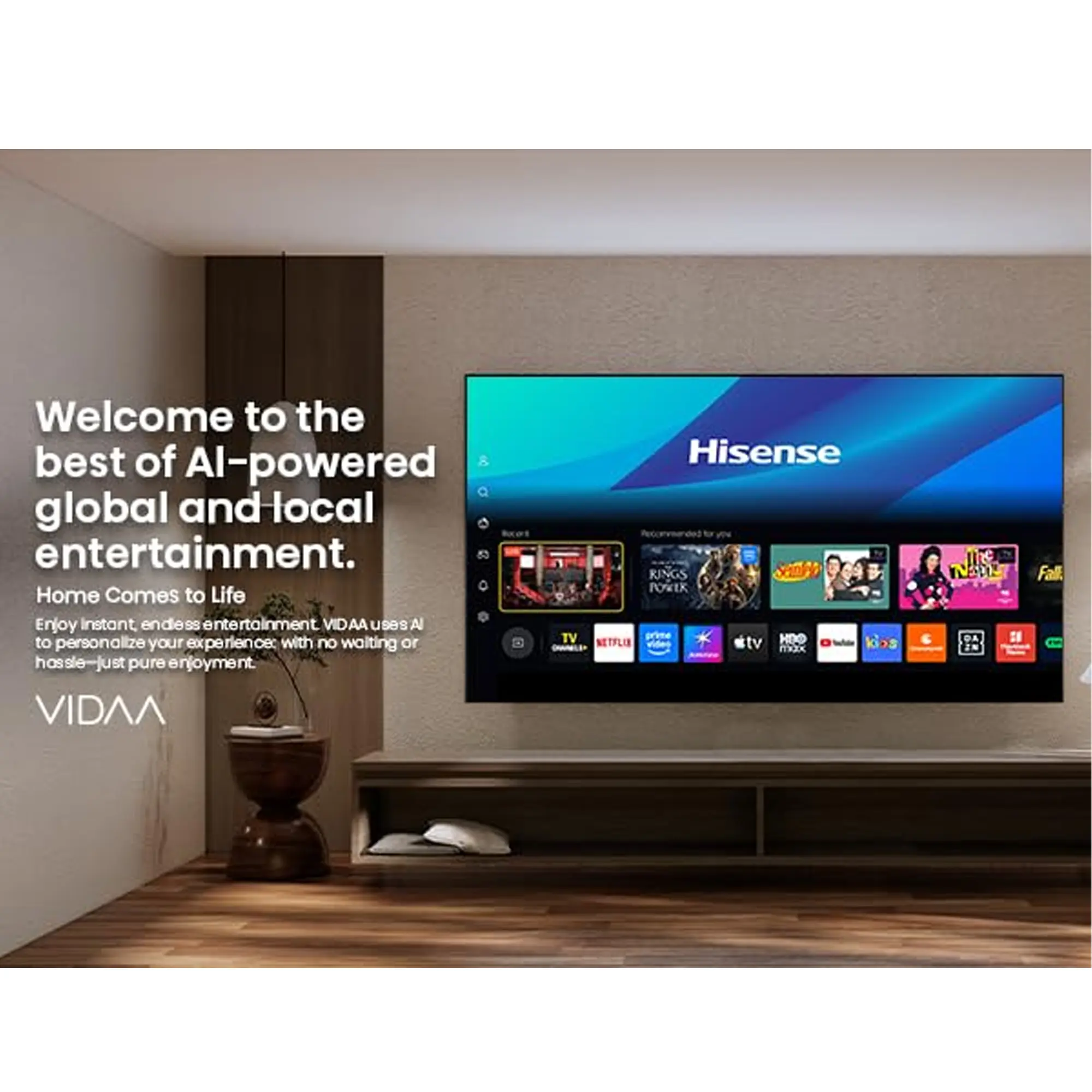 Hisense TV ULED 65 Inch UR8S 4K Smart RGB Mini-LED TV