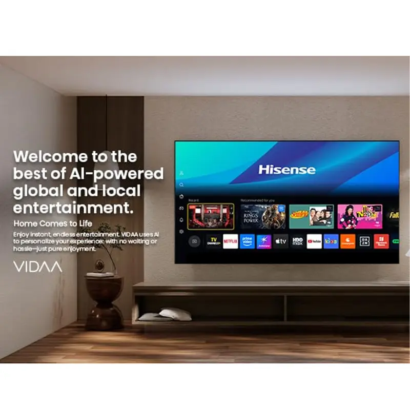 Hisense TV ULED 65 Inch UR8S 4K Smart RGB Mini-LED TV