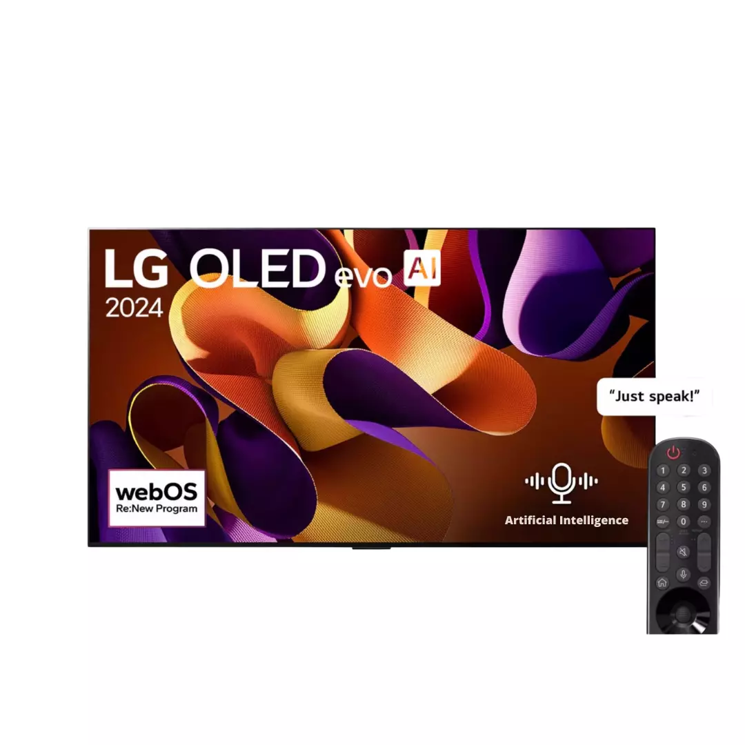 LG TV OLED 77 Inch G4 4K Smart TV AI Magic Remote webOS24