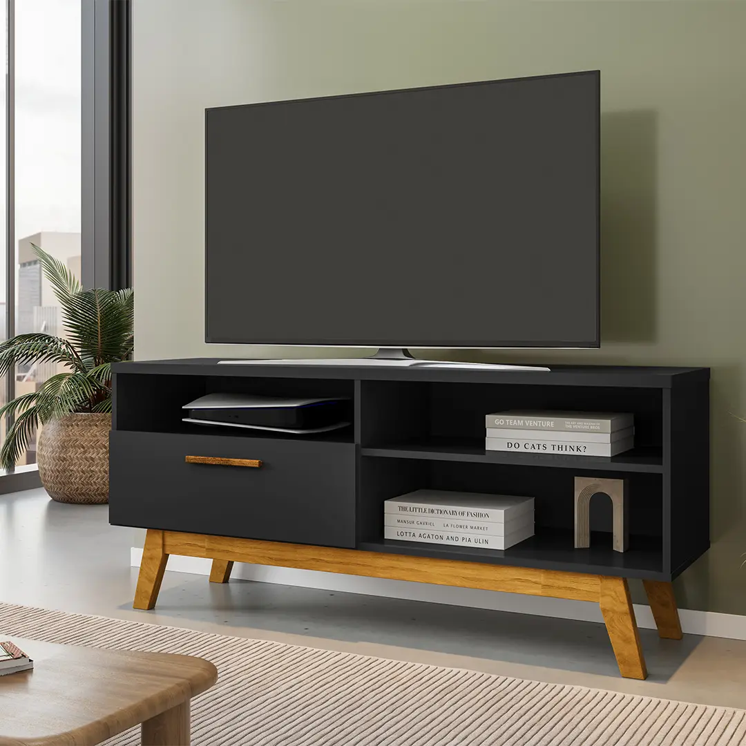 Maxi Paladio TV Stand 138CM (Matte Black)