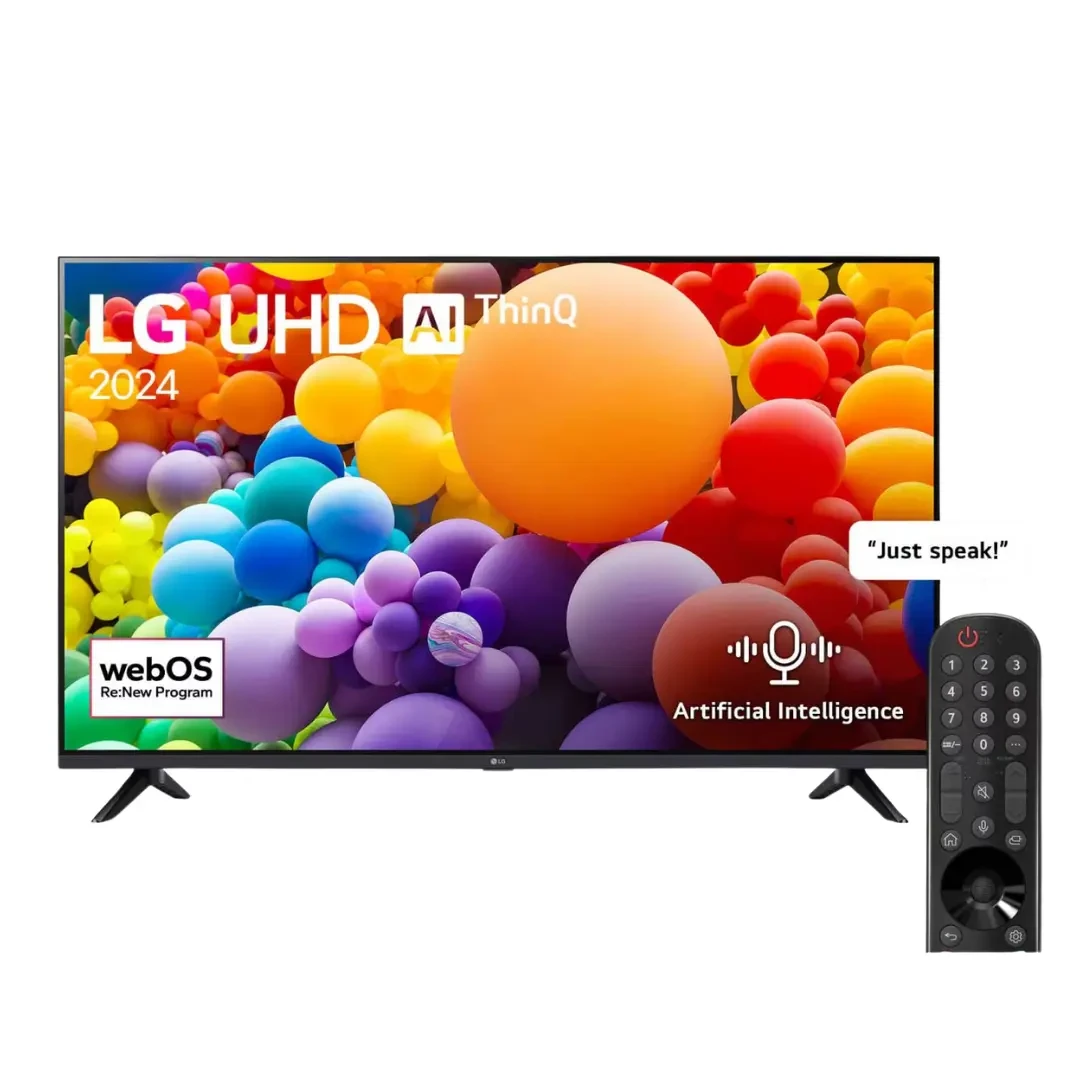 LG TV UHD 55 Inch UT73 4K Smart TV AI Magic remote HDR10 webOS24 LG TV UHD 55 Inch UT73 4K Smart TV AI Magic remote HDR10 webOS24