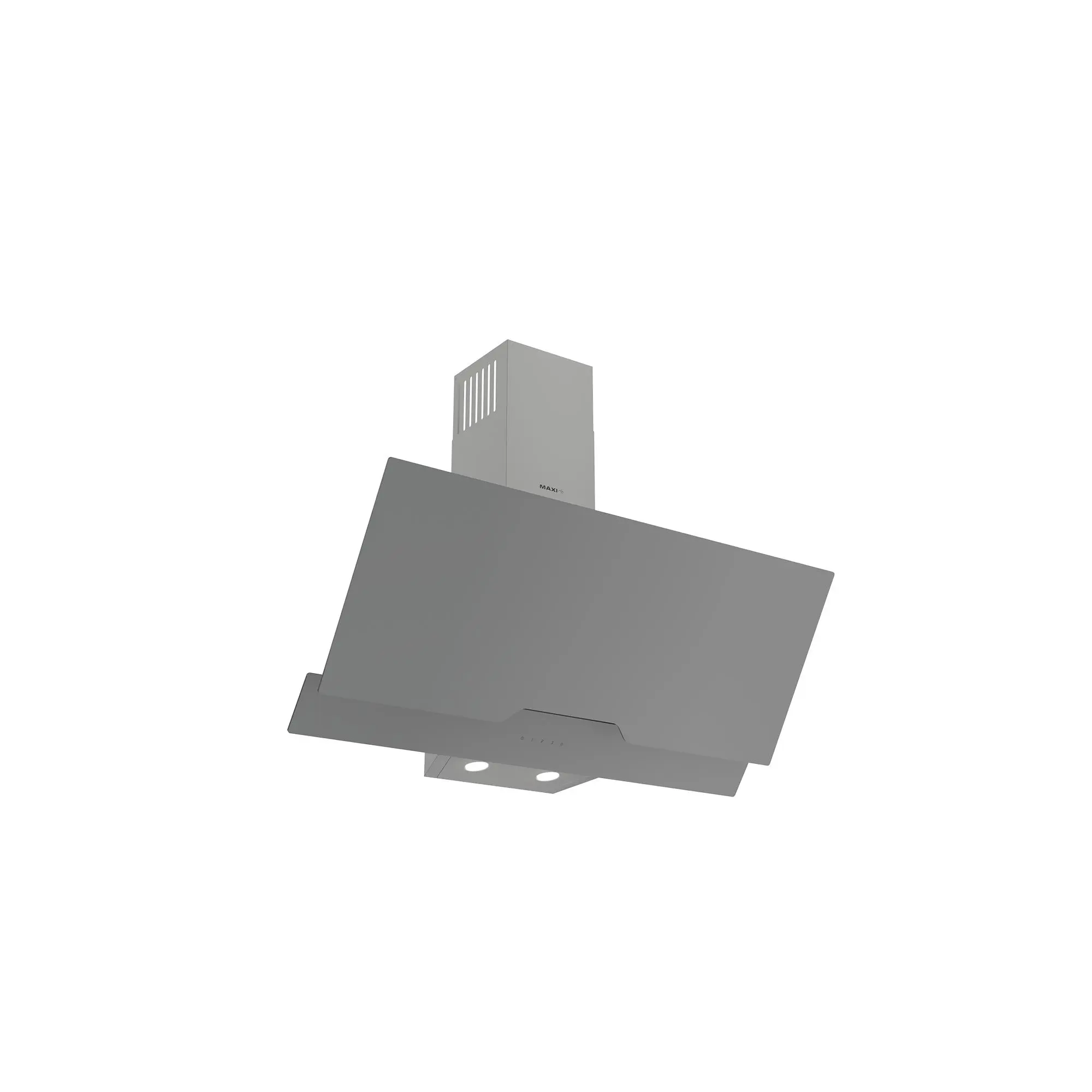 Maxi Hood 90cm Angled Curved (0029GR) Grey Glass Maxi Hood 90cm Angled Curved (0029GR) Grey Glass