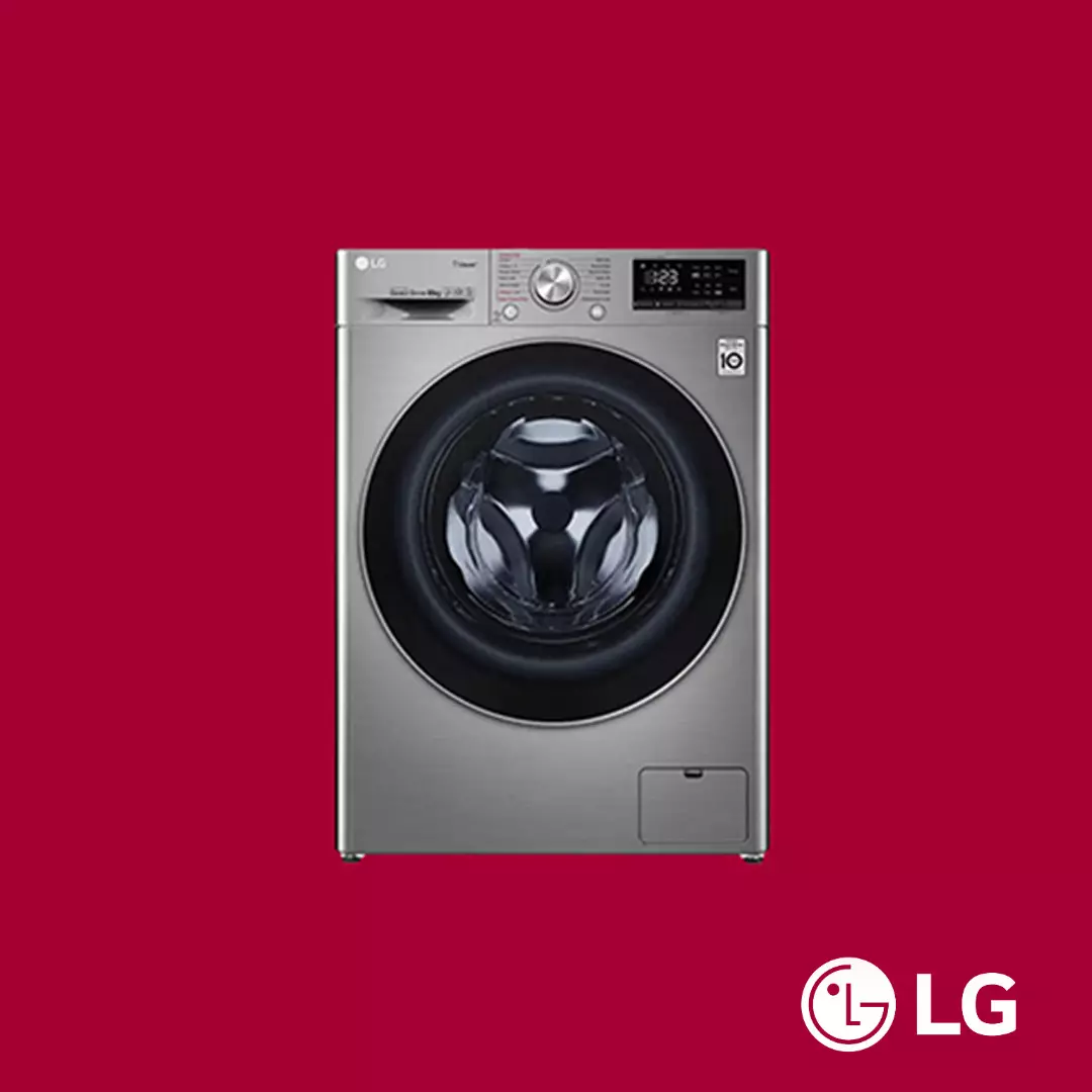 LG Front Load 8KG (F2V5PYP2T) Washing Machine