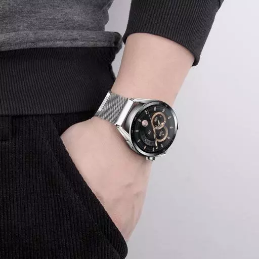 WH02 Simple Beauty Series Milanese Magnetic Steel Strip Watchband(22mm)
