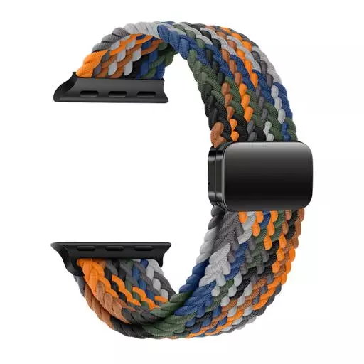 WA43 Jane Eyre Series Loop Magnetic Buckle Nylon Strap(44/45/46/49mm)