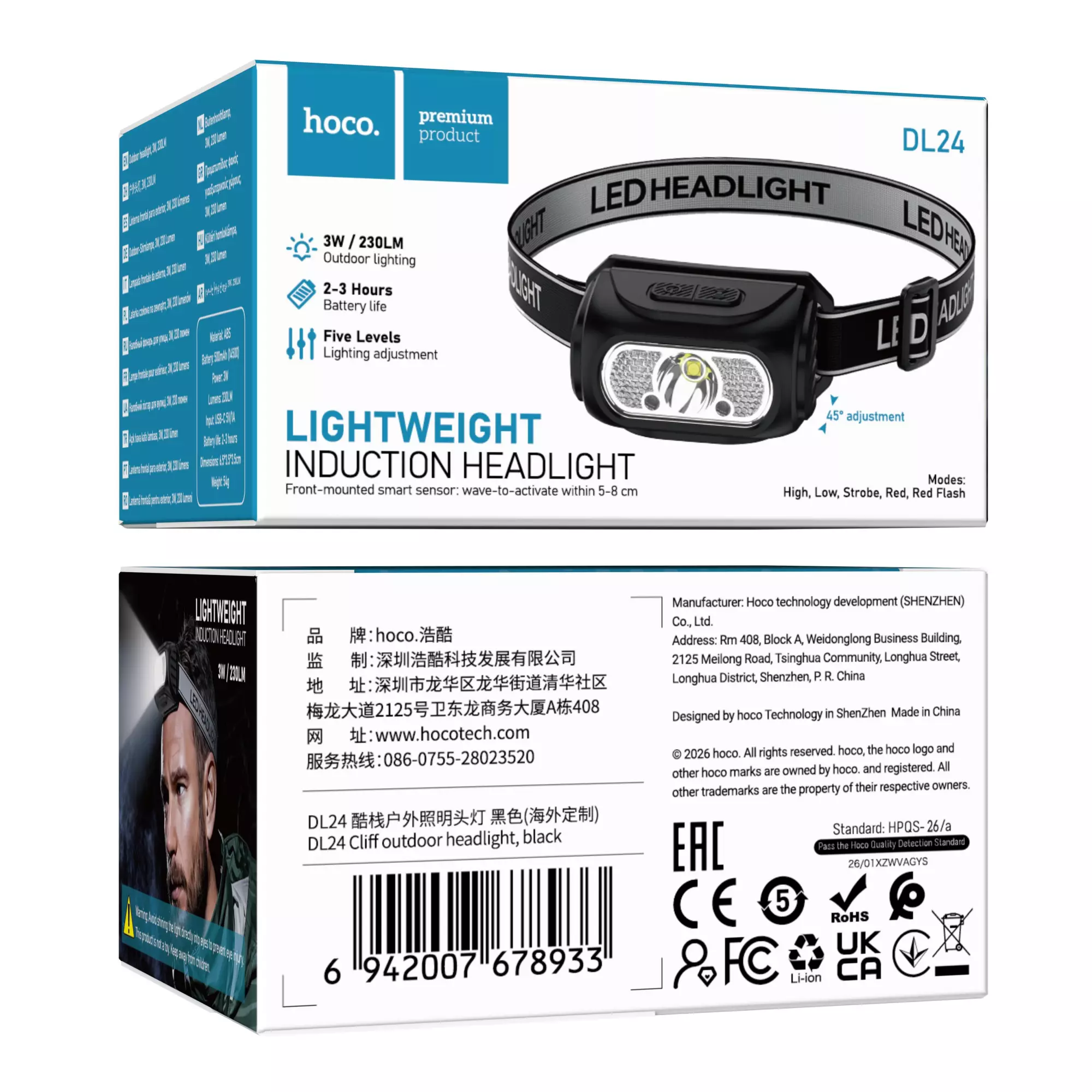 DL24 Cliff Outdoor Headlight