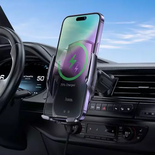 CA202 Plus Enlightener Infrared Induction Wireless Charging Car Holder(air Outlet)