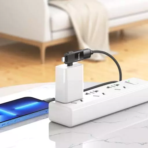 UA17 IP Male/Type-C Male To USB Female Two-in-one Adapter