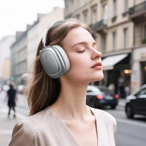 W68 Calma ANC Noise-canceling BT Headphones(App)