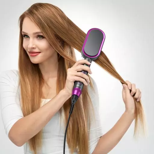 HP44 Electric Straightening Hair Comb With Digital Display(EU)