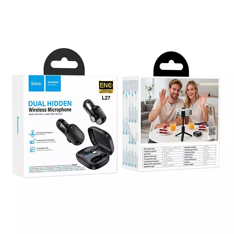 L27 Ice Hidden Wireless Microphone Type-C