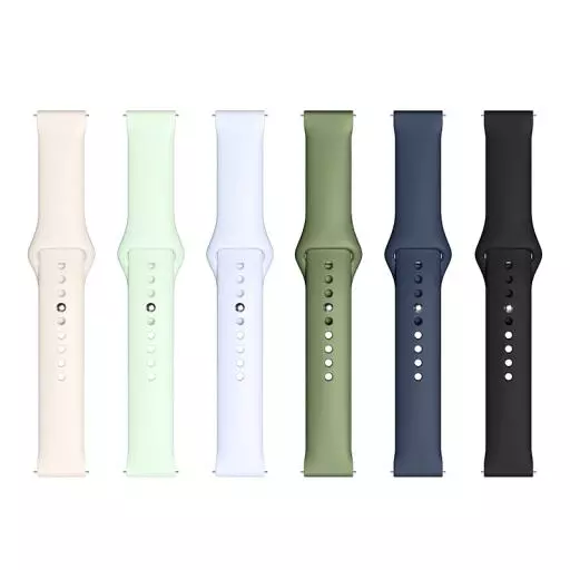 WH22 Flexible Series Push-type Silicone Strap(22mm)