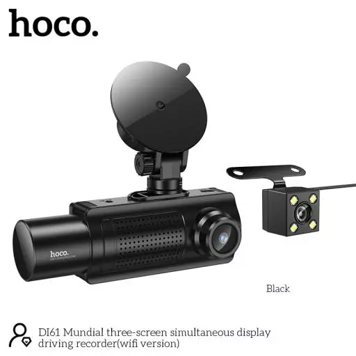 DI61 Mundial Three-screen Simultaneous Display Driving Recorder(wifi Version)