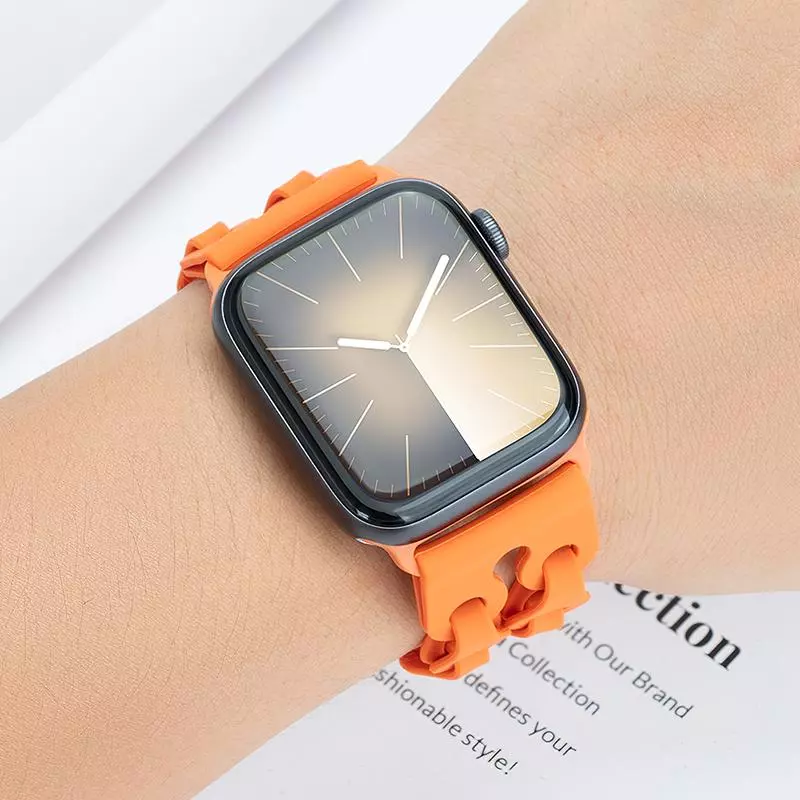 WA28 Flexible Series Fashion Hollow Silicone Strap (44/45/46/49Mm) WA28 Flexible Series Fashion Hollow Silicone Strap (44/45/46/49Mm)
