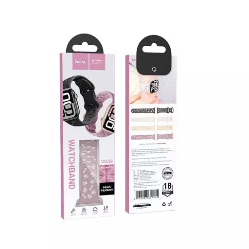 WA38 Time Series Solid Color Silicone Strap(38/40/41/42mm)