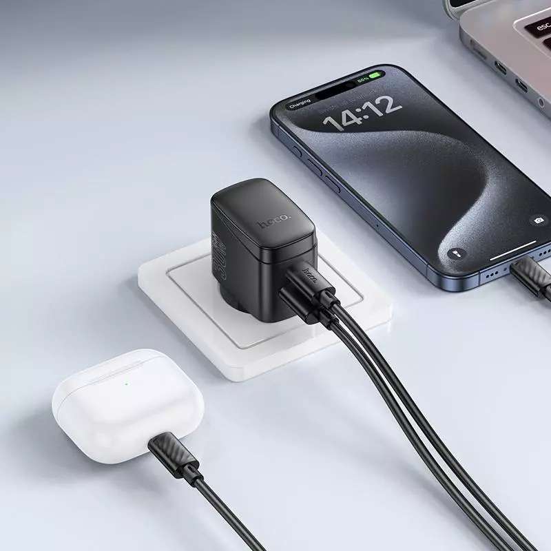 CS61A Bright PD30W+QC3.0 Charger Set(C To C)(EU)