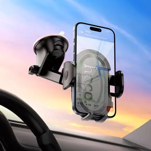 H54 Brusco Ultra-thin Push-type Car Holder(center Console)