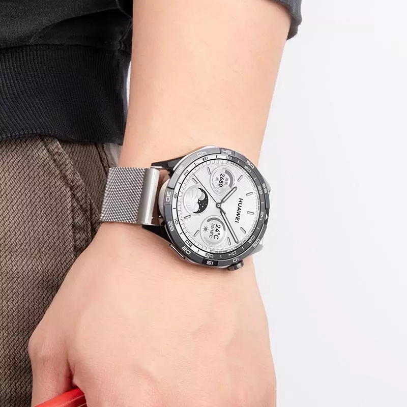 WH07 May Series Two-section Double Magnetic Buckle Milanese Strap(22mm) WH07 May Series Two-section Double Magnetic Buckle Milanese Strap(22mm)