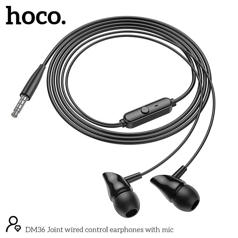 DM36 Joint Wired Control Earphones With Mic