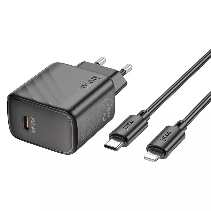 CS22A Value Single Port PD30W Charger Set(C To IP)(EU)