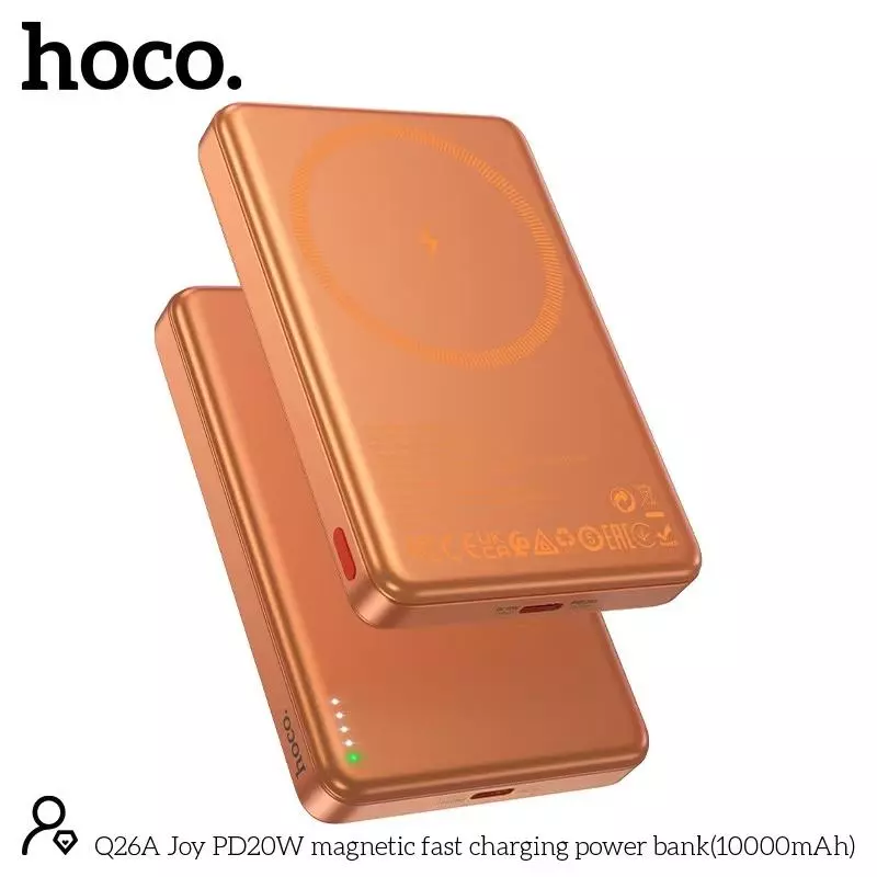 Q26A Joy PD20W Magnetic Fast Charging Power Bank(10000mAh) Q26A Joy PD20W Magnetic Fast Charging Power Bank(10000mAh)