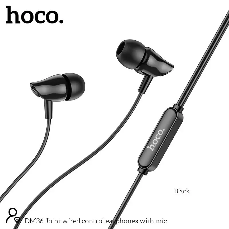DM36 Joint Wired Control Earphones With Mic