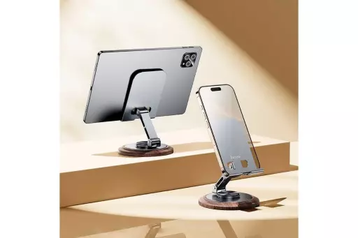DH25 Folding Rotating Metal Desktop Stand