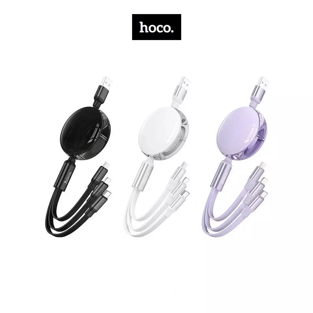 X78 Easy Pull Storage 3-In-1 Charging Cable