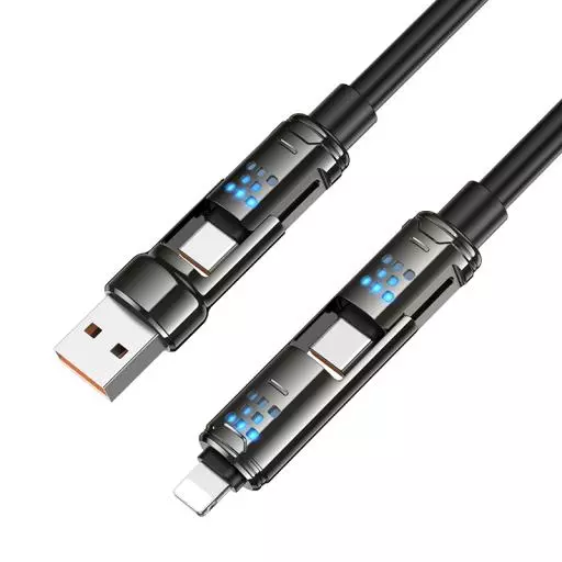 U143 Joy 240W 4-in-1 charging data cable USB/C to iP/C (1M)