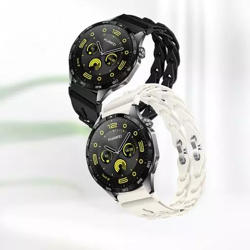 WH12 Flexible Series Fashion Hollow Silicone Strap(22mm)