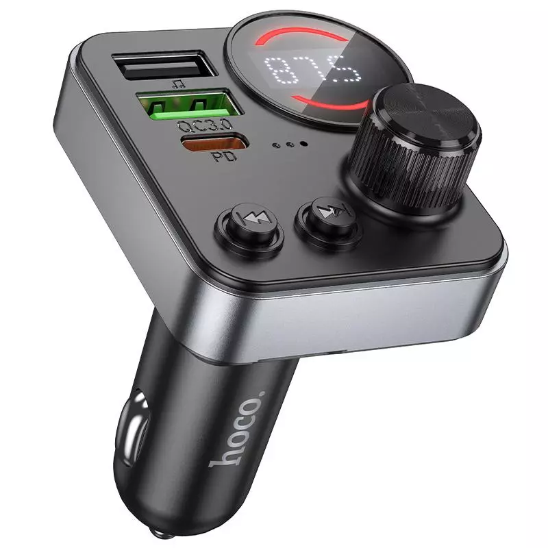 E86 Alegria 48W Dual Port PD30W+QC3.0 Car BT FM Transmitter