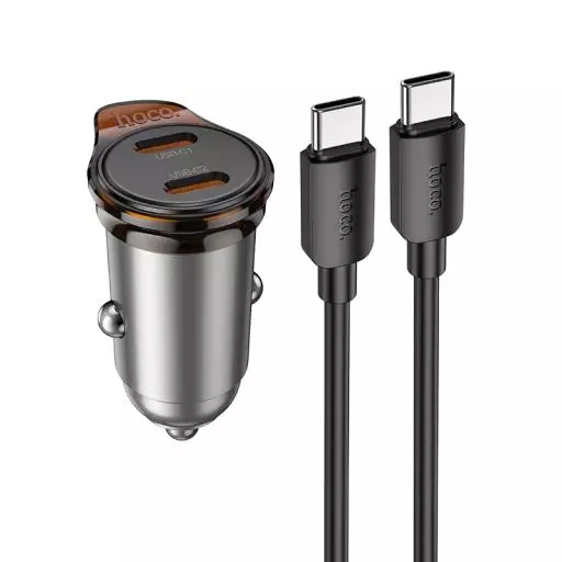 NZ16B Rigorous PD45W(2C) Car Charger Set(C To C)