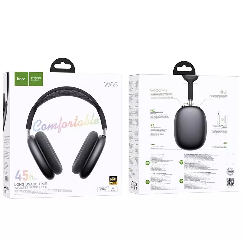 W65 Happy BT Headphones
