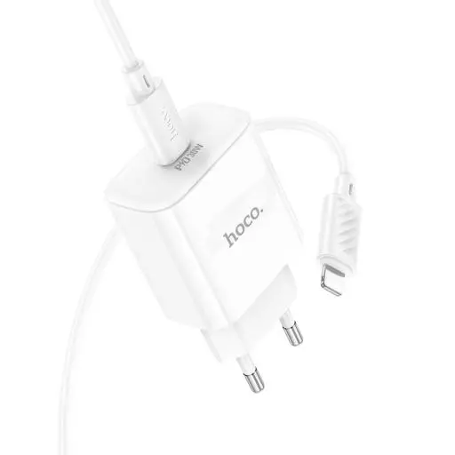 C76A Pro Majestic single port PD30W charger set(C to iP)(EU)