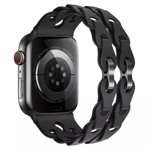 WA28 Flexible Series Fashion Hollow Silicone Strap (44/45/46/49Mm)