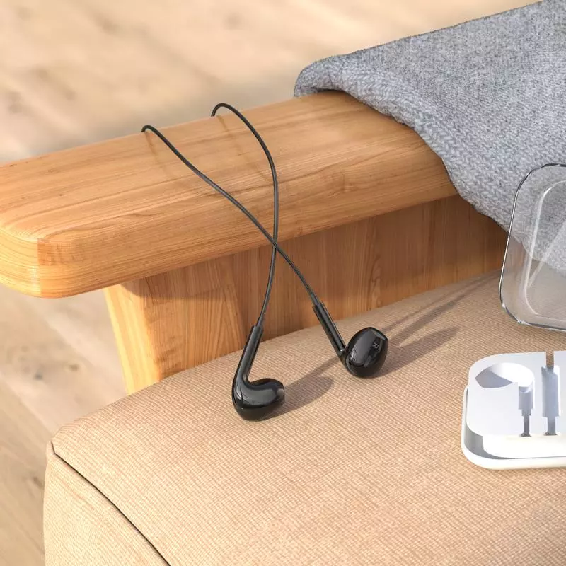 M101 Max Crystal Grace Wire-controlled Earphones With Microphone