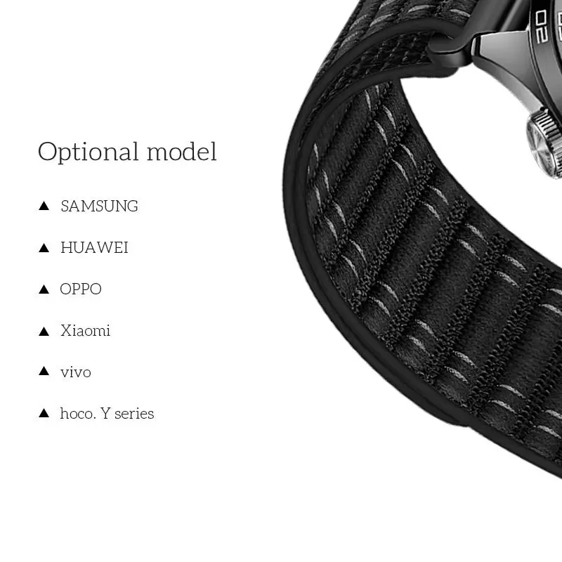 WH15 Fabric Series Loop Wave Pattern Nylon Strap(20mm) WH15 Fabric Series Loop Wave Pattern Nylon Strap(20mm)