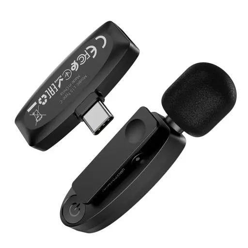 L15 Type-C Crystal Lavalier Wireless Digital Microphone