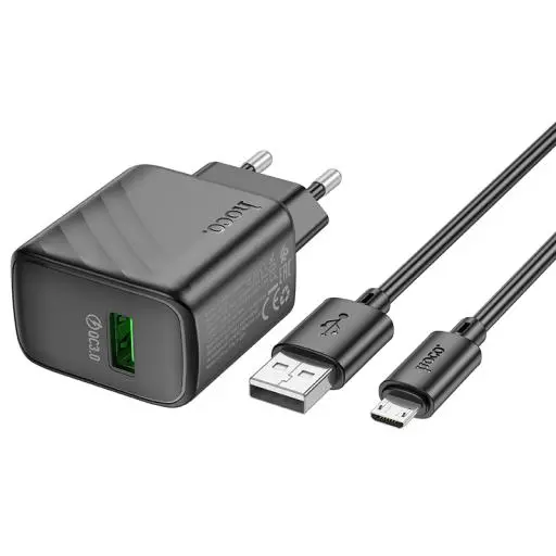 CS21A Rich Single Port QC3.0 Charger Set(Micro)(EU)