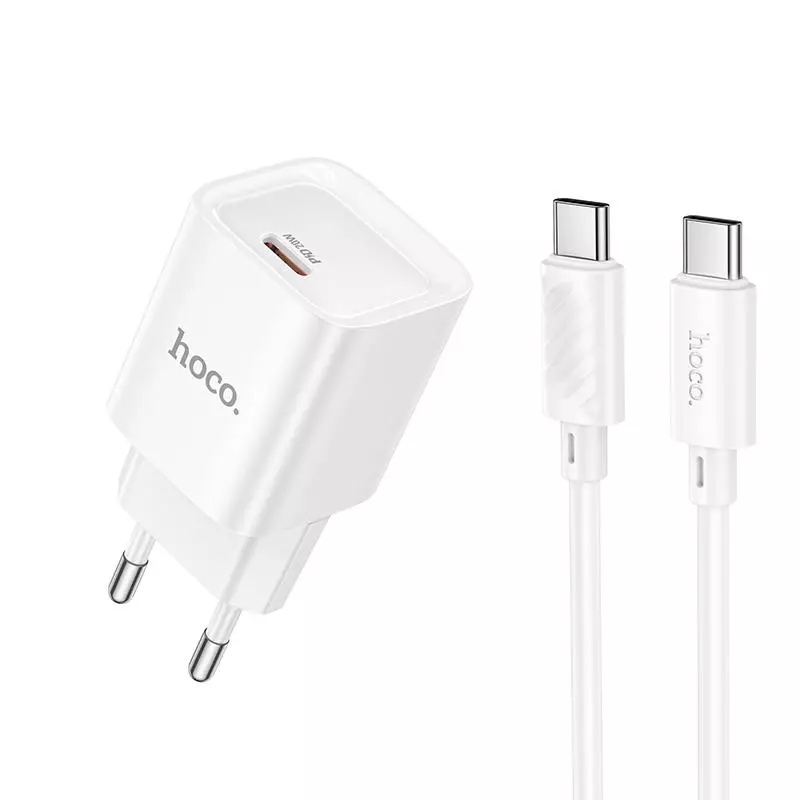 C146A Charm Single Port PD20W Charger Set(C To C)(EU)