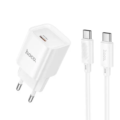 C146A Charm Single Port PD20W Charger Set(C To C)(EU)