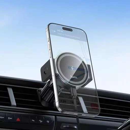 HW35 Power Electric Magnetic Wireless Fast Charging Car Holder(air Outlet)