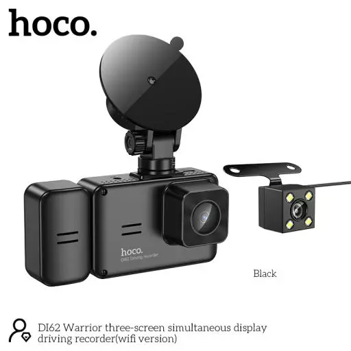 DI62 Warrior Three-screen Simultaneous Display Driving Recorder(wifi Version)