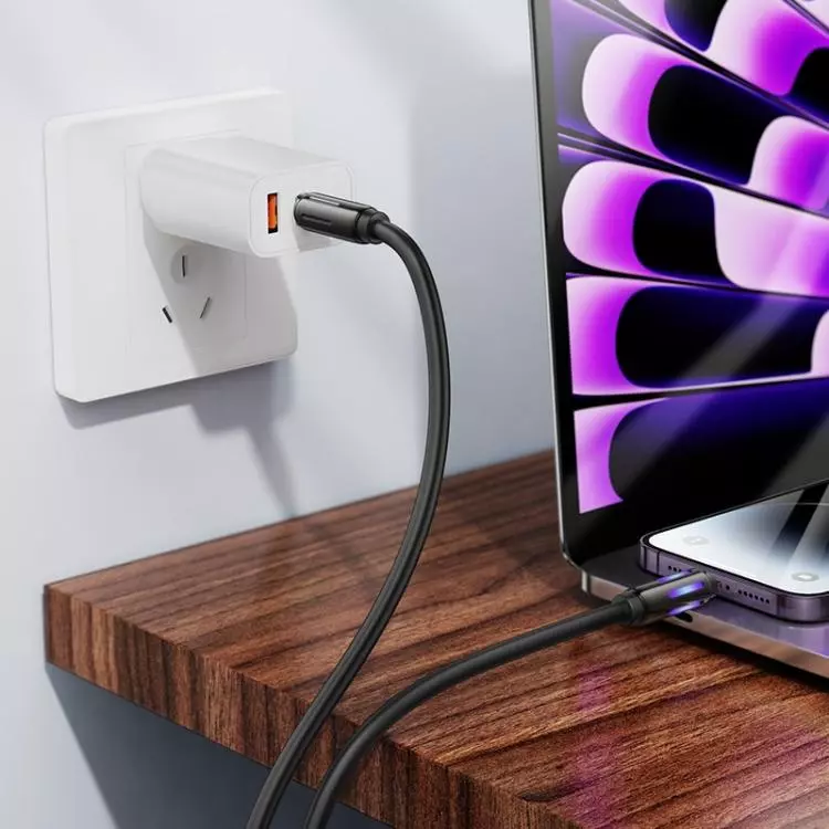 U136 27W Zinc Allow Type C To Lightning Cable