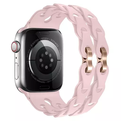 WA28 Flexible Series Fashion Hollow Silicone Strap (38/40/41/42Mm)